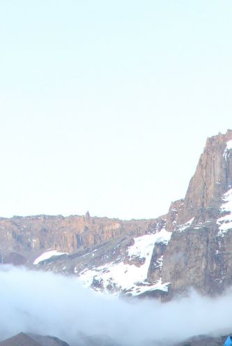 Hyfsad utsikt från uteplatsen vid Barranco Camp