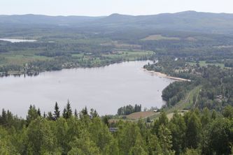 Utsikt från Åsberget i Orbaden